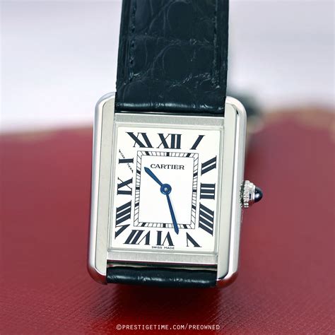 cartier tank second hand|pre owned cartier tank solo.